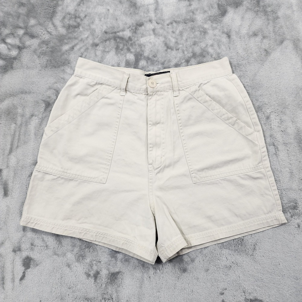 Vintage ROUTE 66 Shorts Womens 12 Beige Khaki Utility High Rise Casual Preppy‎